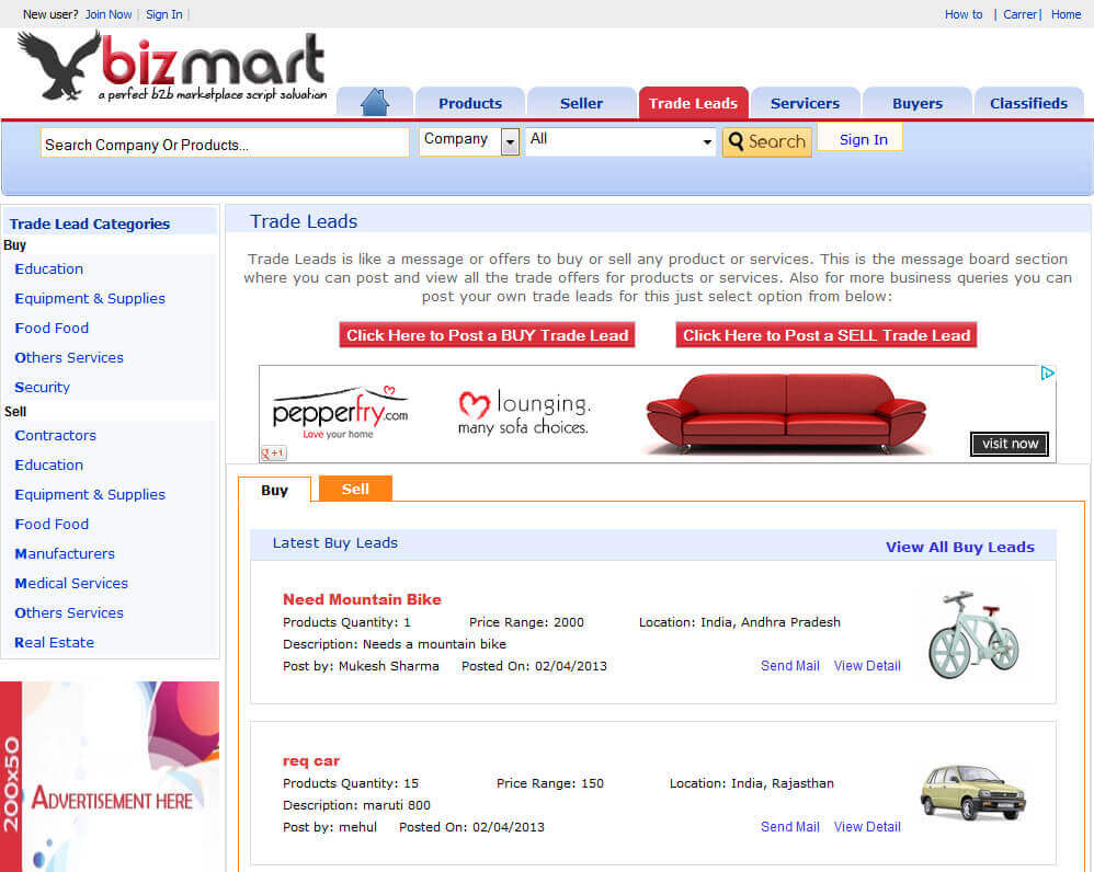 B2B Alibaba clone script Ecuador