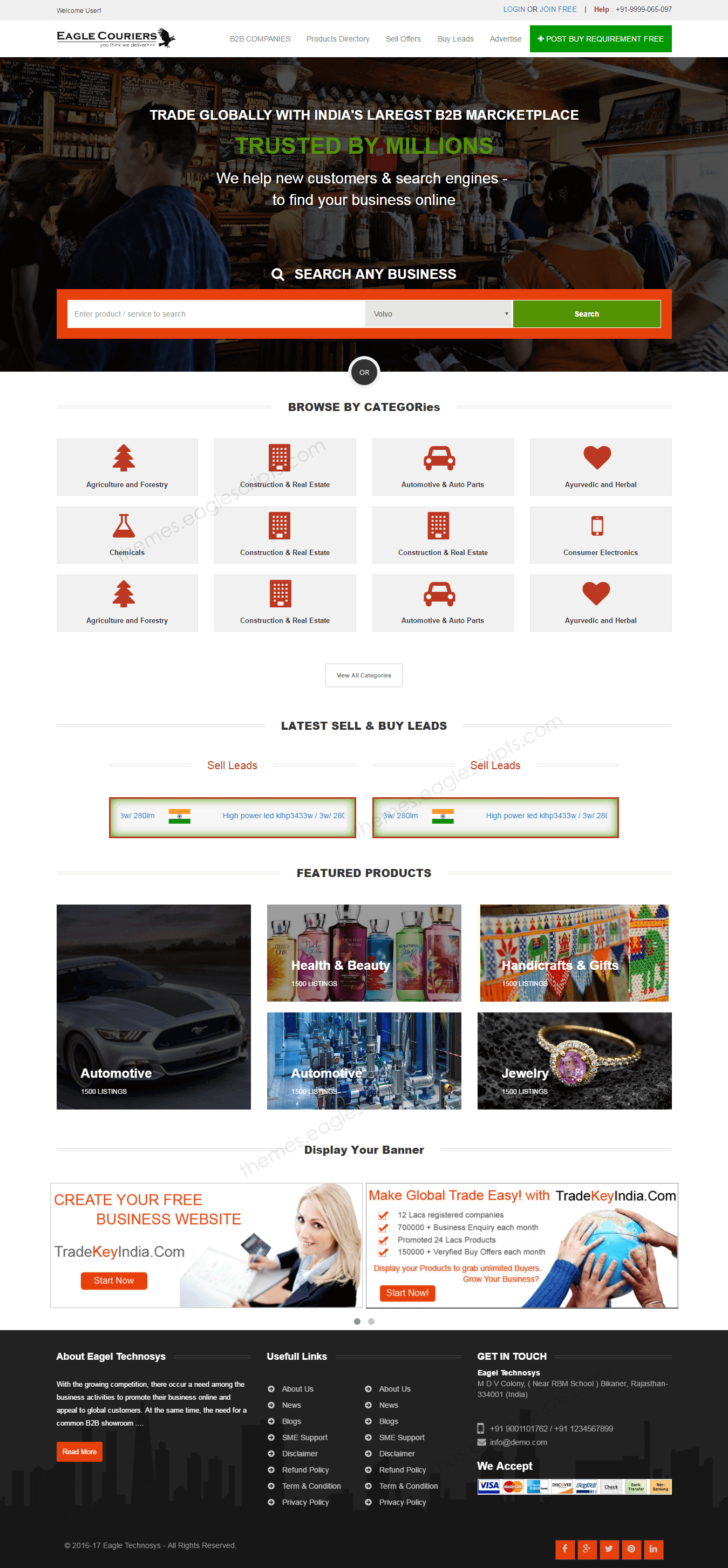 Marketplace script like Alibaba