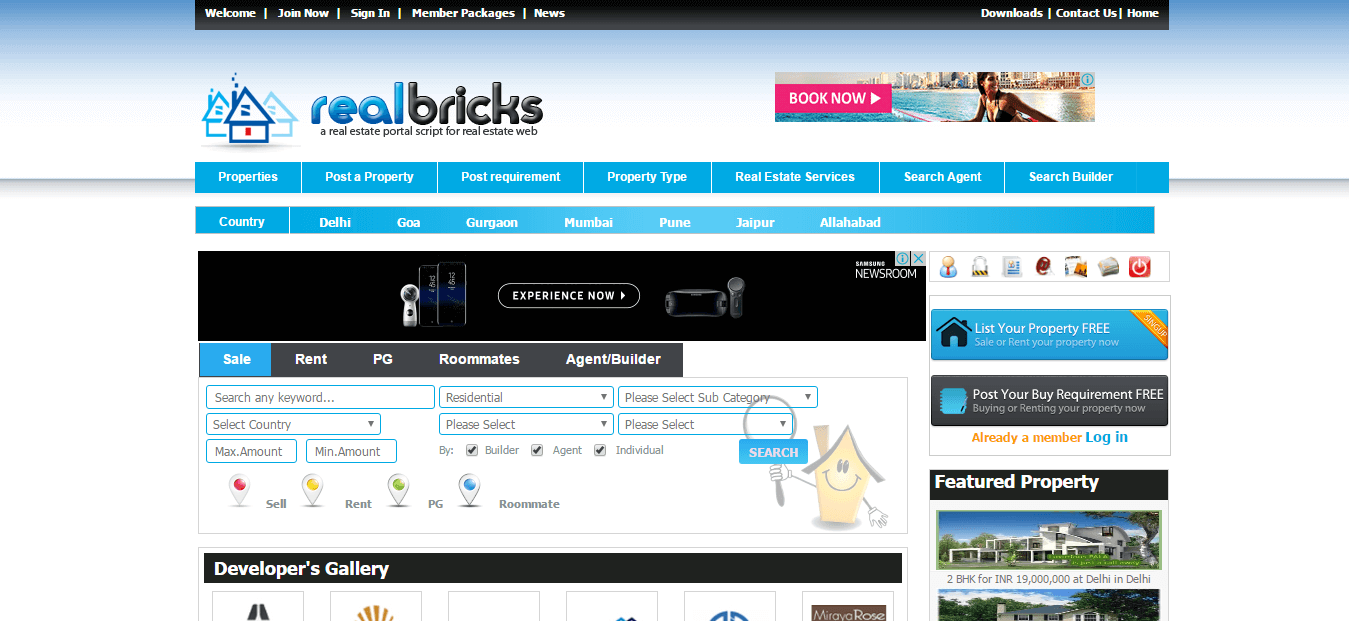 Ready made Rental Property Script