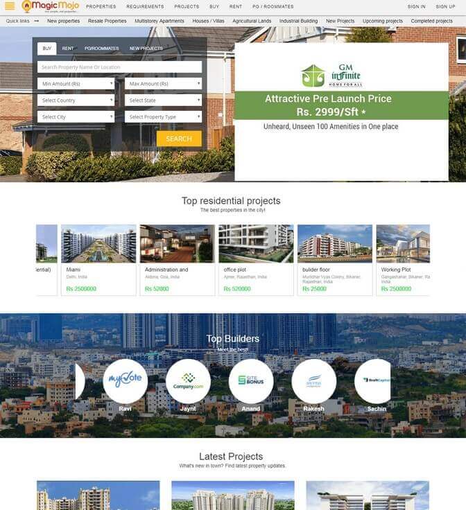 Real Estate Website App Design Development Dubai